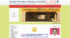 Desktop Screenshot of jnvkota.org